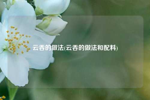 云吞的做法(云吞的做法和配料)